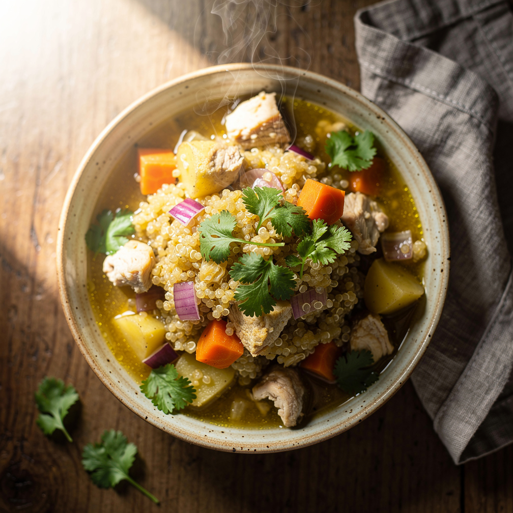 Quinoa Chicken Stew (Guiso de Quinoa y Pollo)