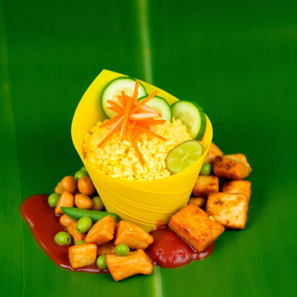 Mini Nasi Tumpeng for an International Competition