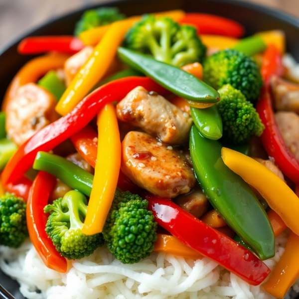 Tea-Infused Chicken Stir-Fry