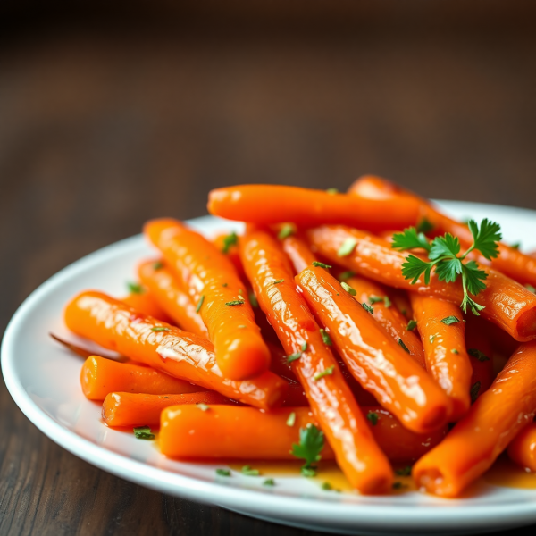 Honey Glazed Carrots with Herbs