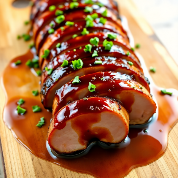 Honey Garlic Glazed Pork Tenderloin