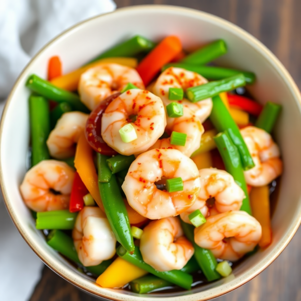 Spicy Garlic Shrimp Stir-Fry