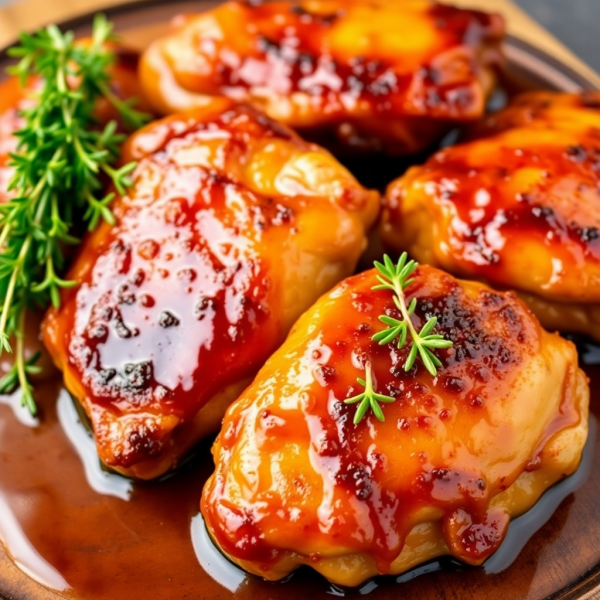 Honey-Glazed Chicken Thighs