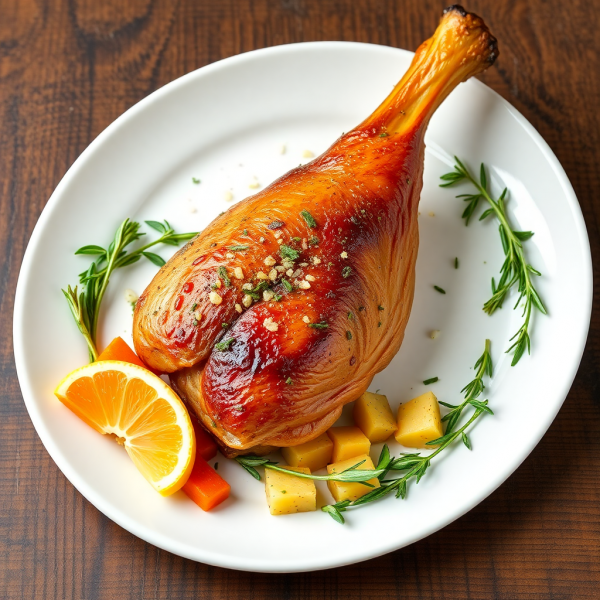 Herb-Roasted Rabbit with Garlic and Lemon