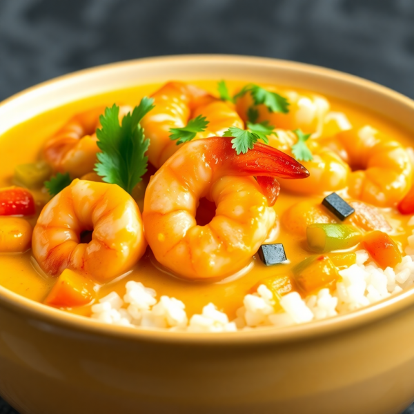 Spicy Coconut Curry Shrimp