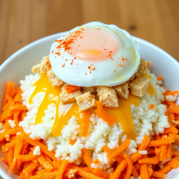 Cheesy Tuna Rice Bowl