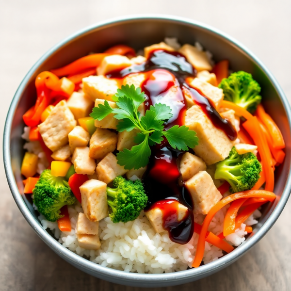 Savory One-Pan Rice Bowl