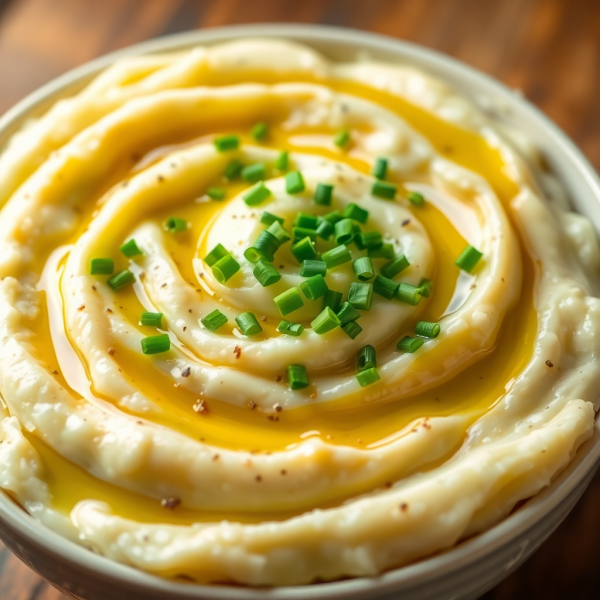 Creamy Triangle Cheese Mashed Potatoes
