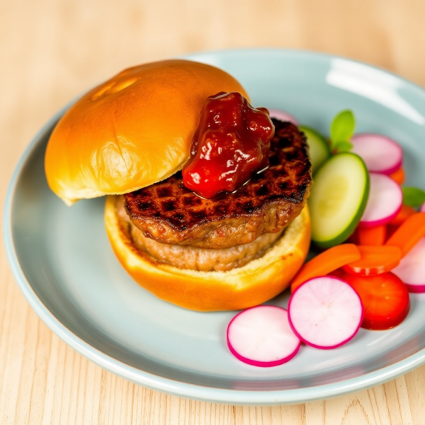 Gochujang Kangaroo Sliders with Quandong Chutney