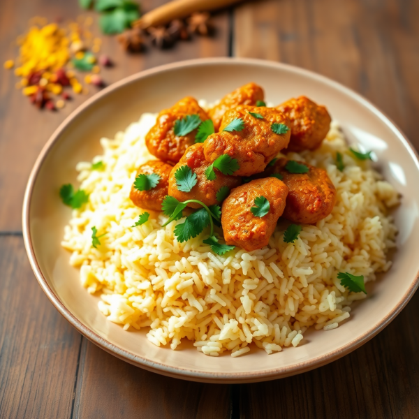 Somali Chicken and Rice (Bariis Iskukaris)