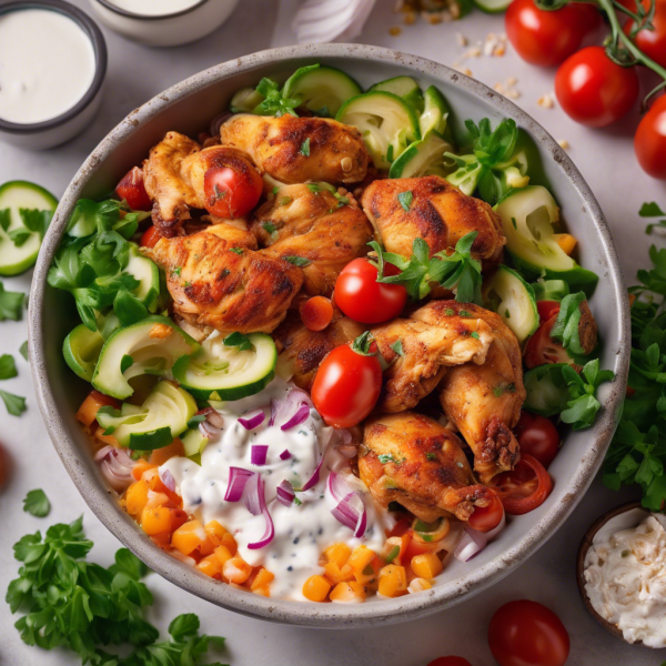 Protein-Packed Spicy Chicken Yogurt Bowl