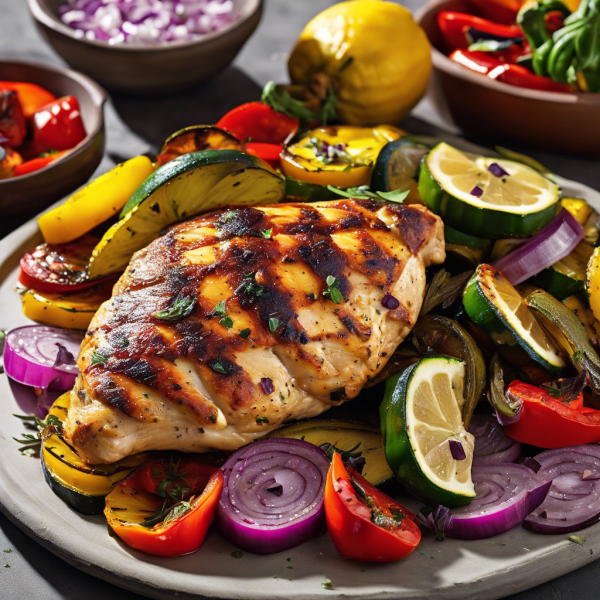 Mediterranean Lemon Herb Grilled Chicken