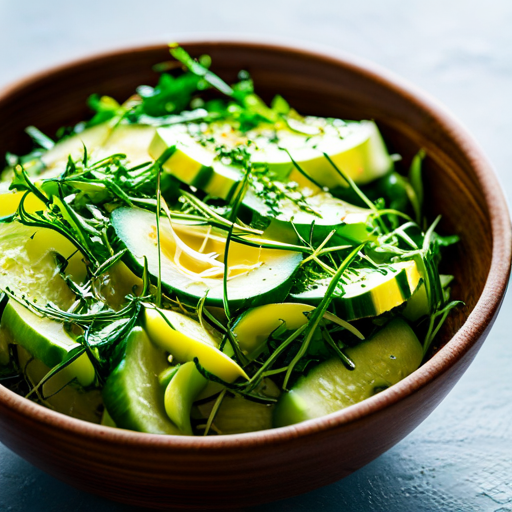 Cucumber Rocket Salad